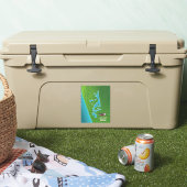 Lake Pape Letland-kaart Sticker (Koeler)