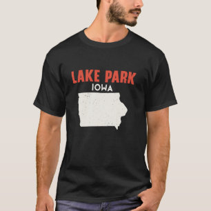 Lake Park Iowa Verenigde Staten Verenigde Staten R T-shirt