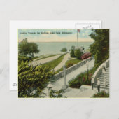 Lake Park, Milwaukee Vintage Briefkaart (Voorkant / Achterkant)