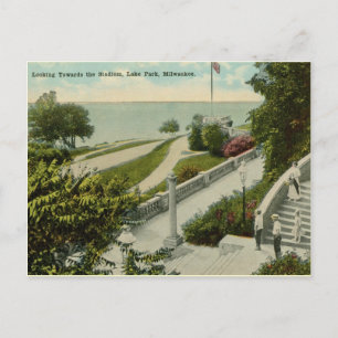 Lake Park, Milwaukee Vintage Briefkaart