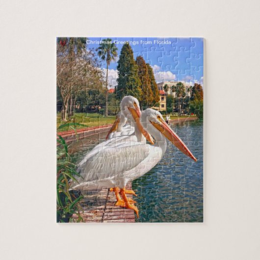 Lake Pelican Florida Jigzaag Puzzle Legpuzzel (Verticaal)