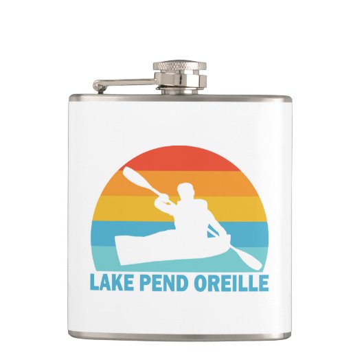 Lake Pend Oreille Idaho Kayak Heupfles (Voorkant)