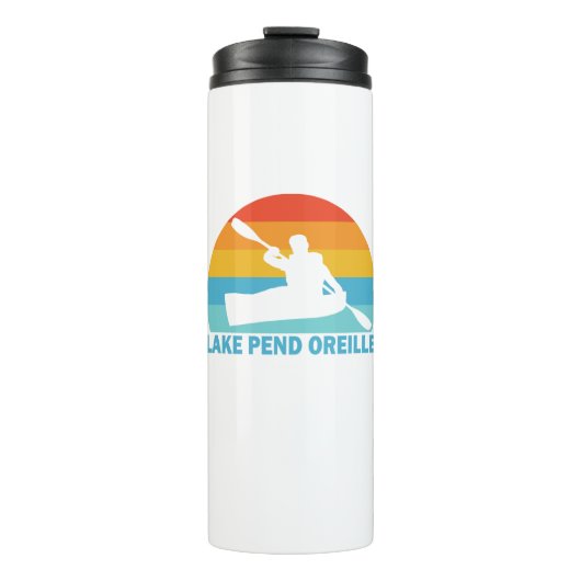 Lake Pend Oreille Idaho Kayak Thermosbeker (Voorkant)
