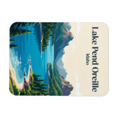 Lake Pend Oreille Idaho Magneet (Horizontaal)