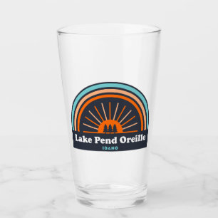 Lake Pend Oreille Idaho Rainbow Glas