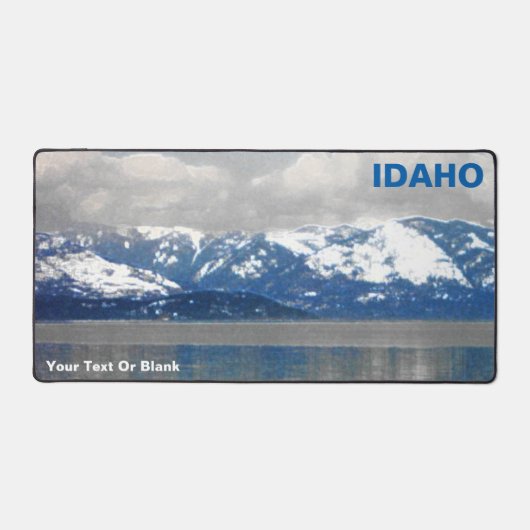 Lake Pend Oreille Winter Bureaumat (Voorkant)