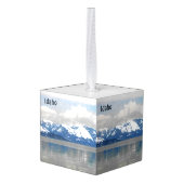 Lake Pend Oreille Winter Decoratie (Achter hoekig)