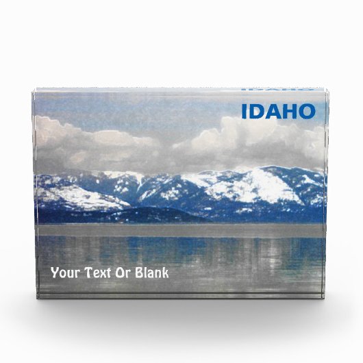 Lake Pend Oreille Winter Fotoblokken (Voorkant)