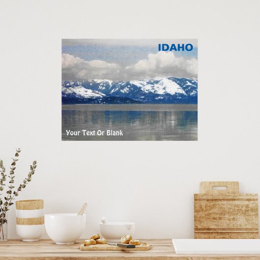 Lake Pend Oreille Winter Poster (Keuken)
