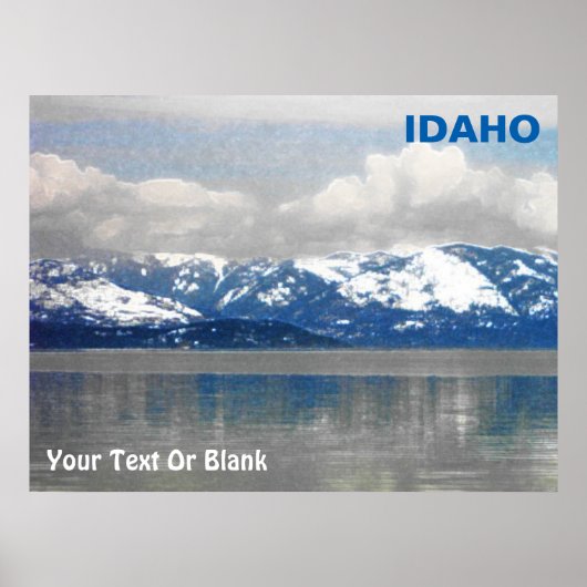 Lake Pend Oreille Winter Poster (Voorkant)