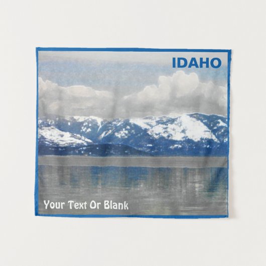 Lake Pend Oreille Winter Wandkleed (Voorkant (horizontaal))