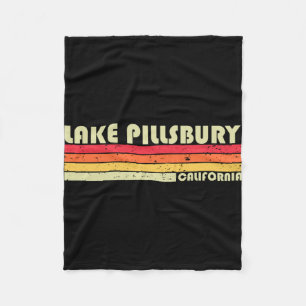 Lake Pillsbury Californië grappige vissen kamperen Fleece Deken