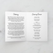 Lake Pine Bomen, Viering van het leven Foto Begraf Programma (Binnen)