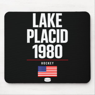 Lake placid 1980 hockey antiek usa puck new york muismat