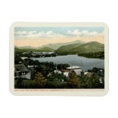Lake Placid, Adirondacks, NY 1917 Style Magneet (Horizontaal)