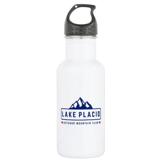 Lake Placid Buiten Waterfles (Voorkant)
