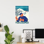 Lake Placid Club,Ski Poster (Thuiskantoor)