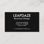 LAKE PLACID maan hexa Visitekaartje (Achterkant)