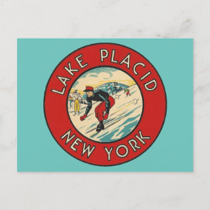 Lake Placid, New York - Briefkaart