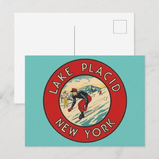Lake Placid, New York - Briefkaart (Voorkant / Achterkant)