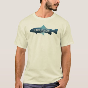 Lake Placid New York Fish T-shirt