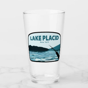 Lake Placid New York Gevist Rod Glas