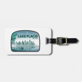 Lake Placid New York Herten Bagagelabel (Voorkant horizontaal)