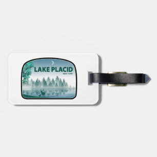Lake Placid New York Herten Bagagelabel