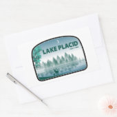 Lake Placid New York Herten Rechthoekige Sticker (Envelop)