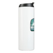 Lake Placid New York Herten Thermosbeker (Gedraaid links)