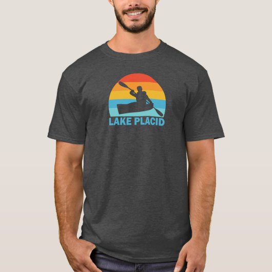 Lake Placid New York Kayak T-shirt (Voorkant)