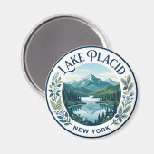 Lake Placid New York Magneet (Voorkant / Achterkant)