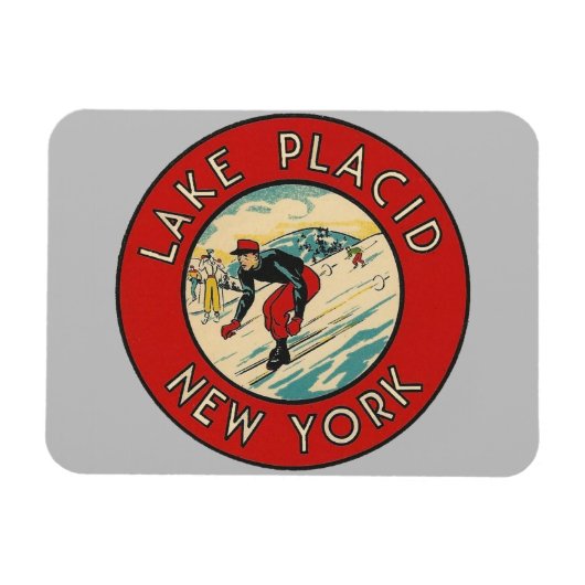 Lake Placid, New York - Magneet (Horizontaal)