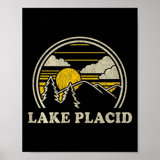 Lake Placid New York Ny Poster (Voorkant)