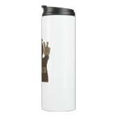 Lake Placid New York Peace Beer Thermosbeker (Geroteerd rechts)