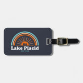 Lake Placid New York Rainbow Bagagelabel (Voorkant horizontaal)