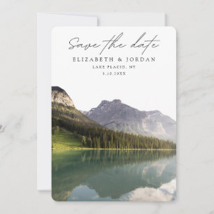 Lake Placid New York Red de trouwdatum Kaart