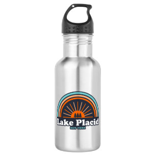 Lake Placid New York Regenboog Waterfles