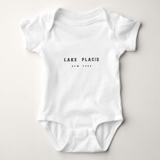 Lake Placid New York Romper (Voorkant)