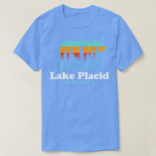 Lake Placid NY Adirondacks New York Beer T-shirt (Design voorkant)