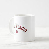 Lake Placid - NY T-Shirt Koffiemok (Voorkant links)