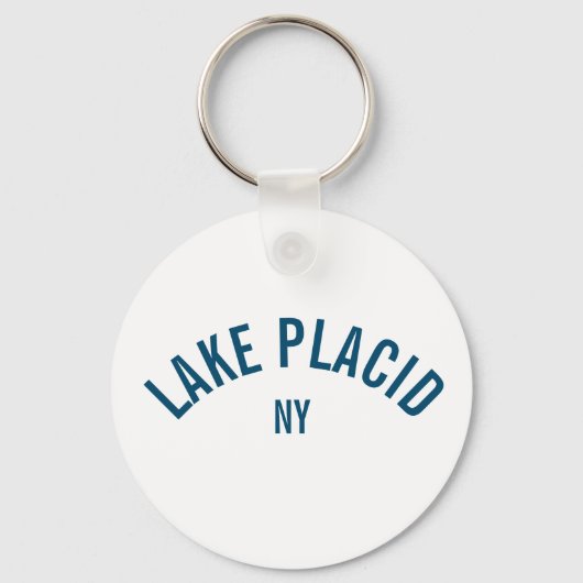 Lake Placid - NY T-Shirt Sleutelhanger (Voorkant)
