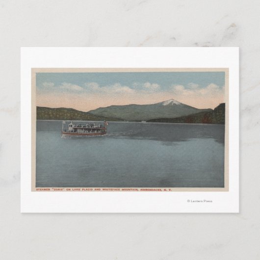 Lake Placid, NY - Uitzicht van Steamer Doris Briefkaart (Voorkant)