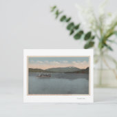 Lake Placid, NY - Uitzicht van Steamer Doris Briefkaart (Staand voorkant)