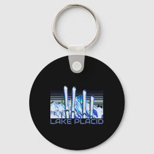 Lake Placid Ski-accessoires Retro Lake Placid Skie Sleutelhanger