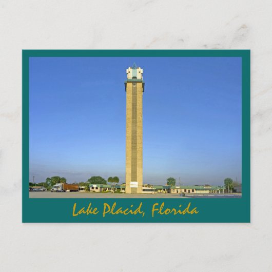 Lake Placid Tower- Lake Placid, Florida Briefkaart (Voorkant)