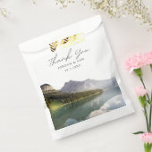 Lake Placid trouwfoto Bedankzakje (Gezegeld)