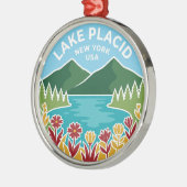Lake Placid USA Metalen Ornament (Links)