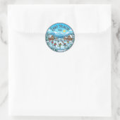 Lake Placid VS Ronde Sticker (Tas)