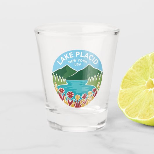 Lake Placid VS Shot Glas (Voorkant)
